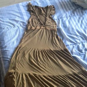 Young Fabulous & Broke army green jersey prairie girl dress